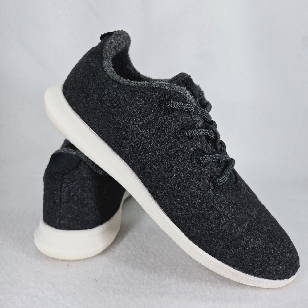 Allbirds Shoes Mens 10 Gray Charcoal Wool Runner Mizzle Running Comfort Sneakers